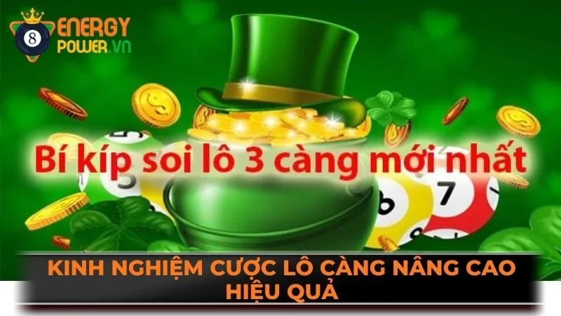 Kinh nghiệm cược lô càng nâng cao hiệu quả