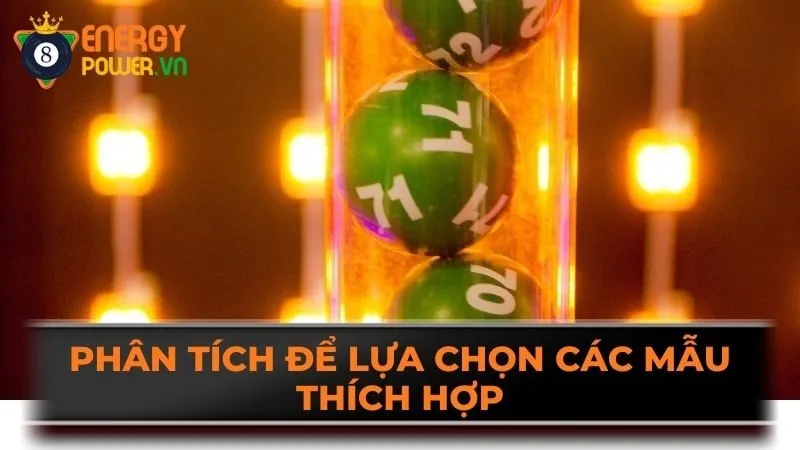 Phân tích để lựa chọn các mẫu thích hợp